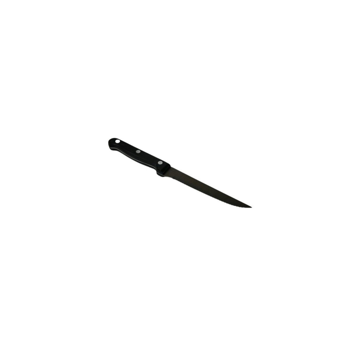 PINTINOX COUTEAU STEAK 3 RIVETS MANCHE NOIR 