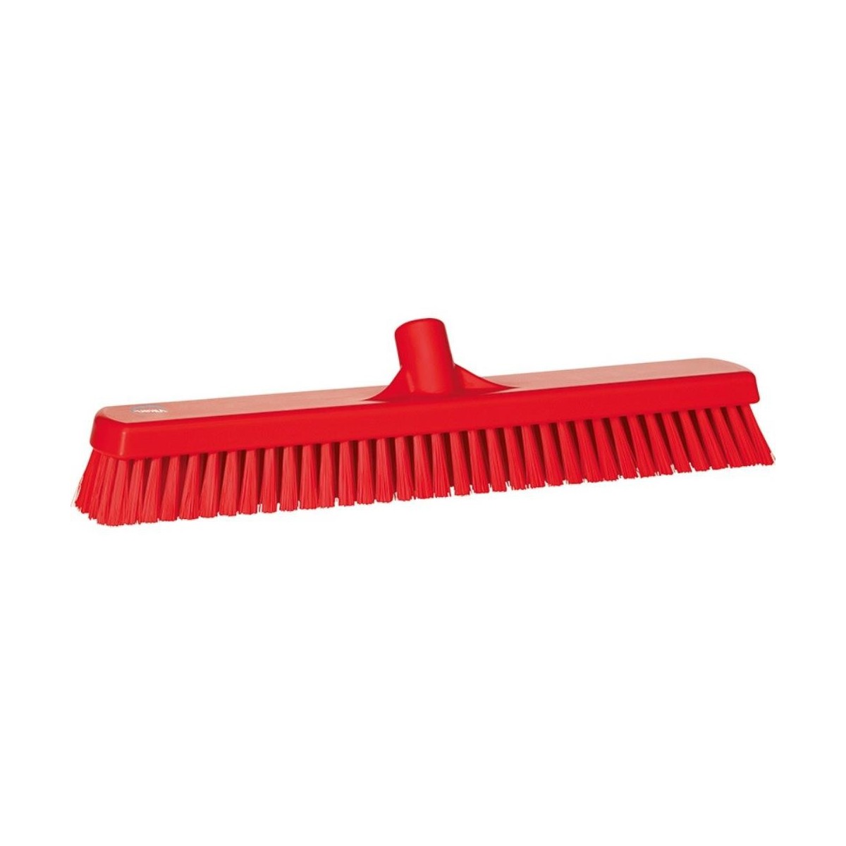 VIKAN 70624 BROSSE LAVE PONT 47CM ROUGE- A RECURER POIL DUR