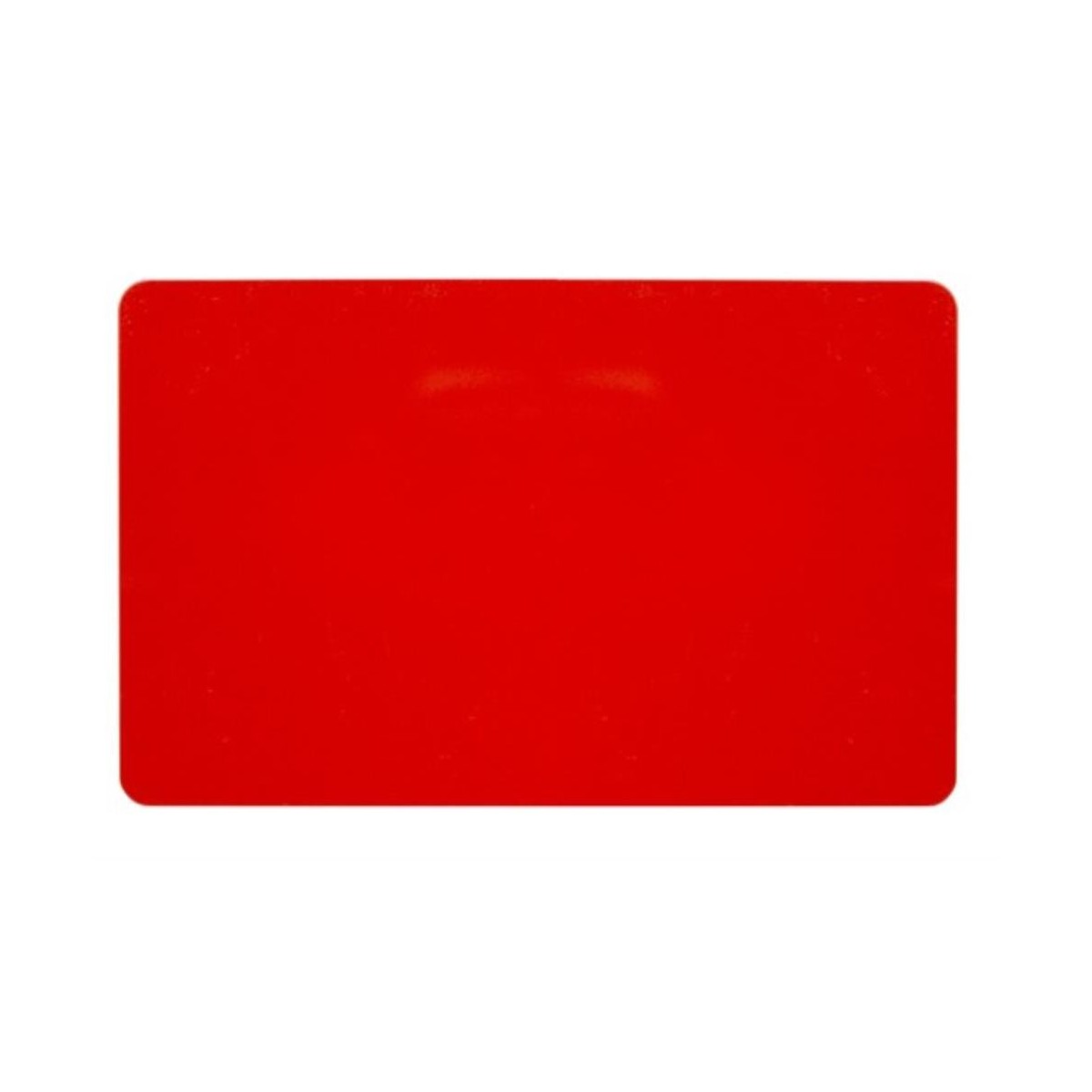 EDIKIO CARTES PVC ROUGES - 0,76 MM - 86X54MM ACCES/FLEX/DUPLEX  PAQUET DE 100 PCES