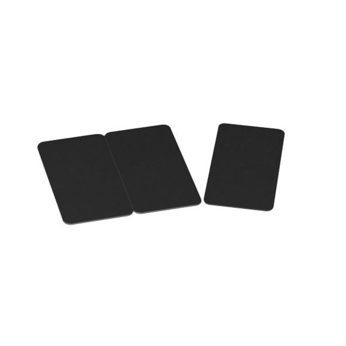 EDIKIO TRI-CARTES SÉCABLES EN 3 PARTIES PVC NOIR  0.76MM-ACCES/FLEX/DUPLEX  PAQUET DE 100 PCES