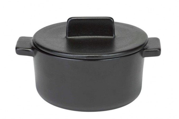 C&T MINI COCOTTE MADISON BLACK 12XHT9CM A/C