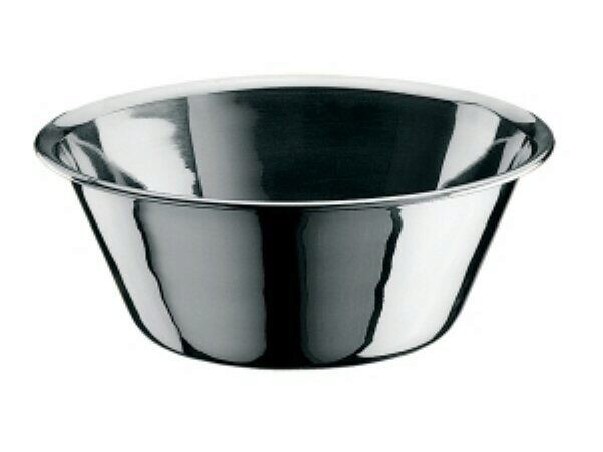 BASSINE INOX FOND PLAT 32XH10.5CM - 4.5L