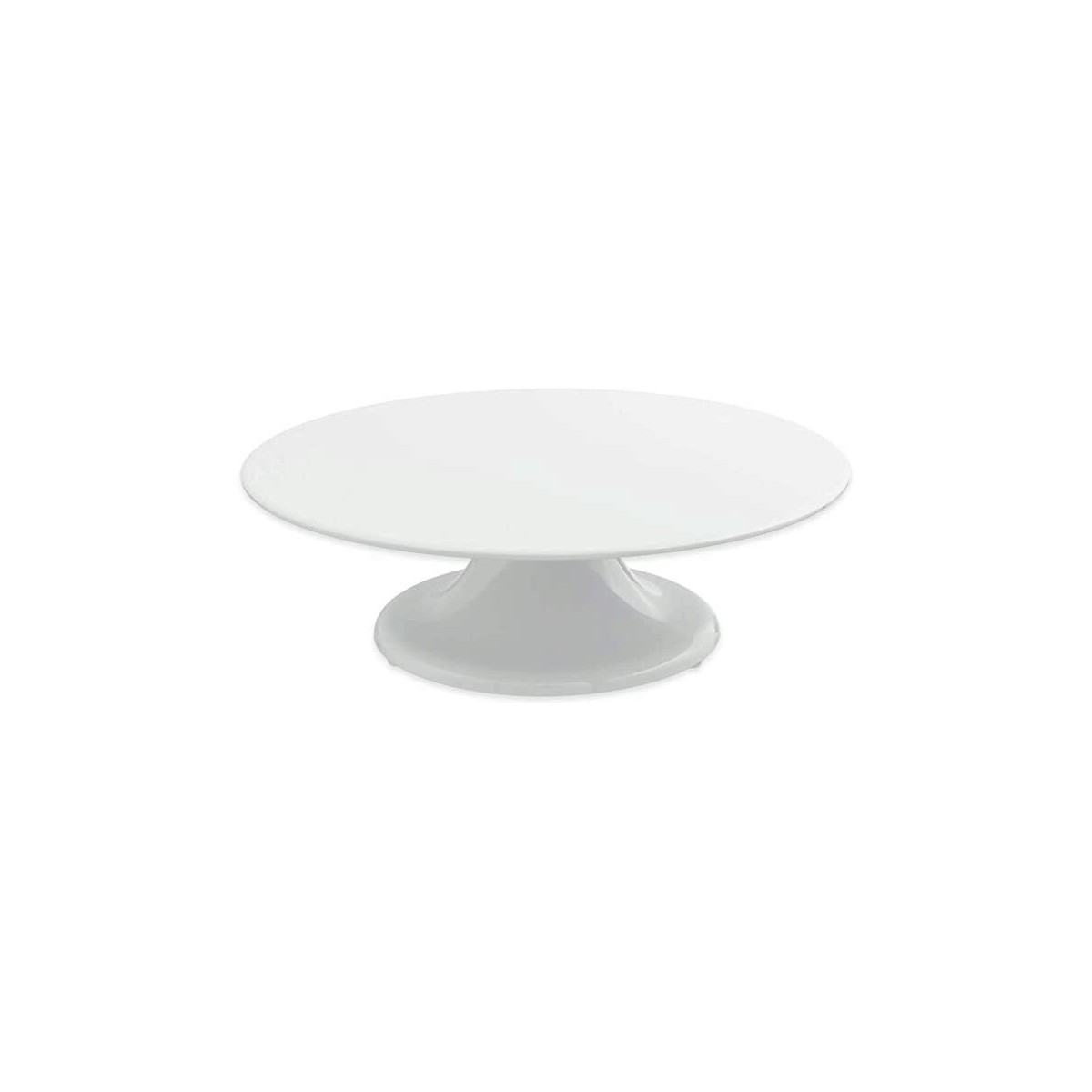 PLATEAU A TARTE MELAMINE BLANC 32CM S/PIED 