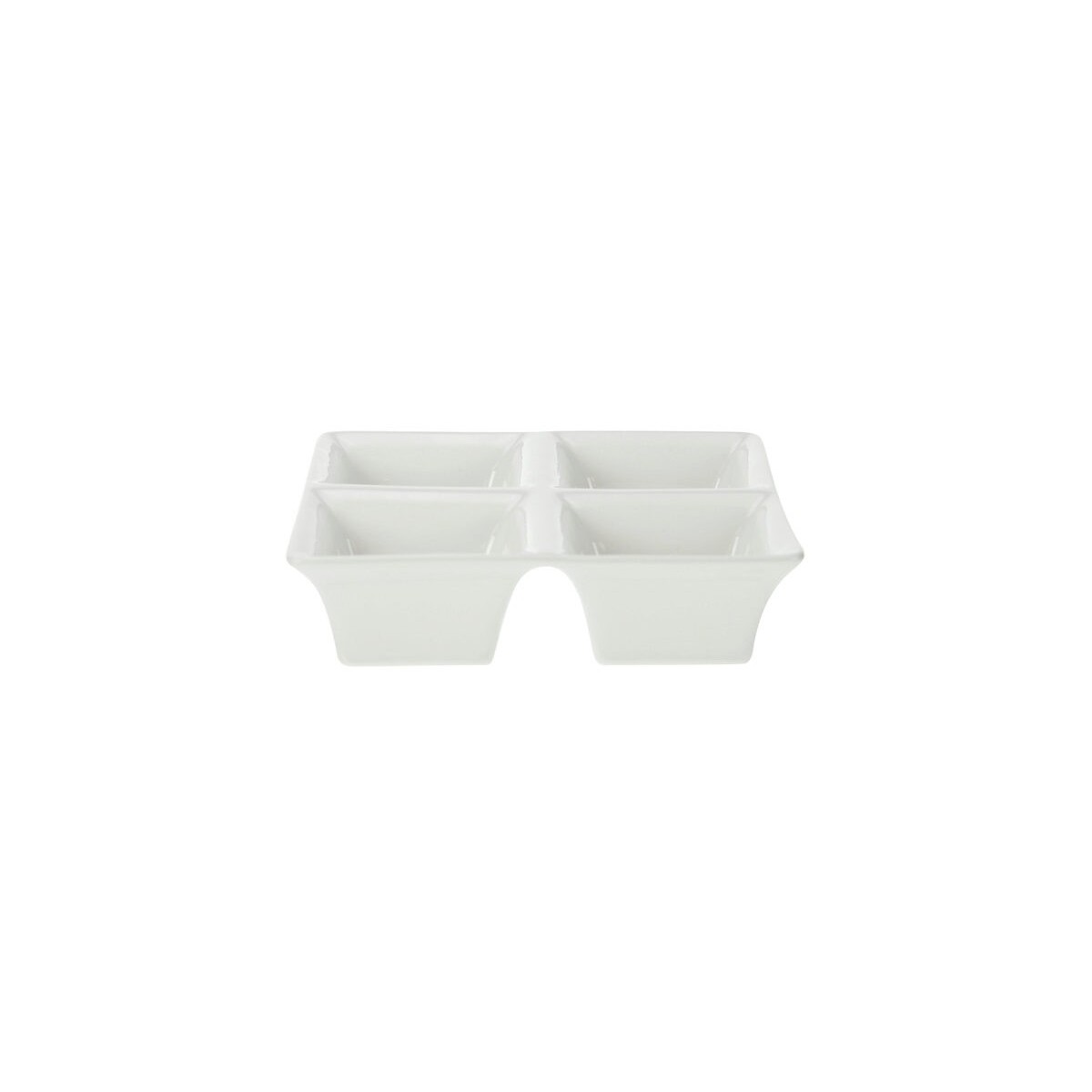 C&T PLAT APERO 4 COMPARTIMENTS 16X16XH4CM