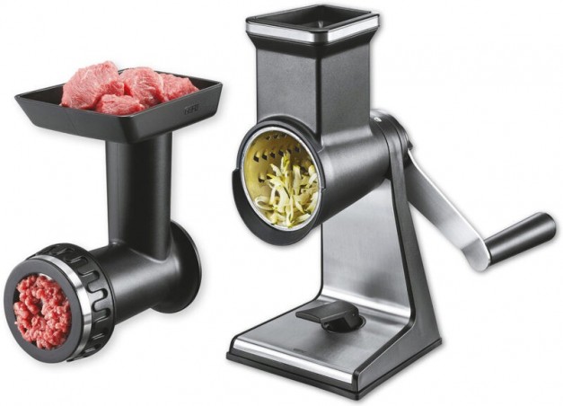 GEFU DRUM GRATER TRANSFORMA + MEAT GRINDER KIT