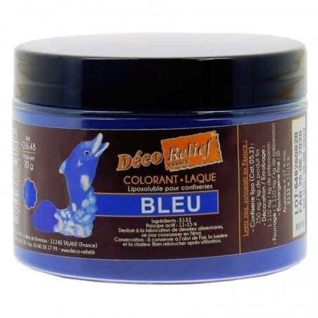 POWDERED LACQUER DYE FOR BLUE CHOCOLATE 20GR