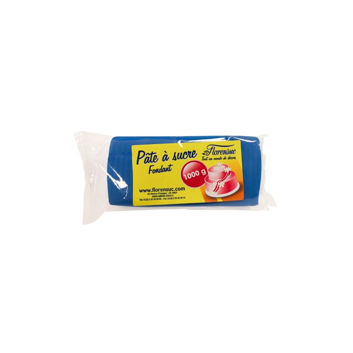 25473 PATE A SUCRE EN 1KG BLEU