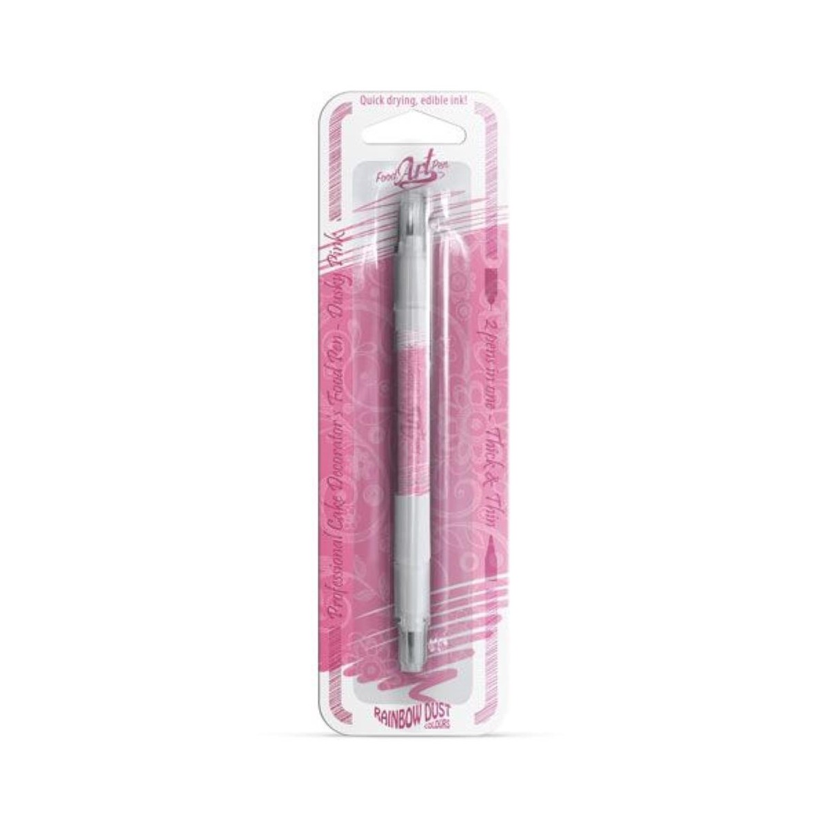 FEUTRE ALIMENTAIRE 2 POINTES 0.5/2.5MM ROSE