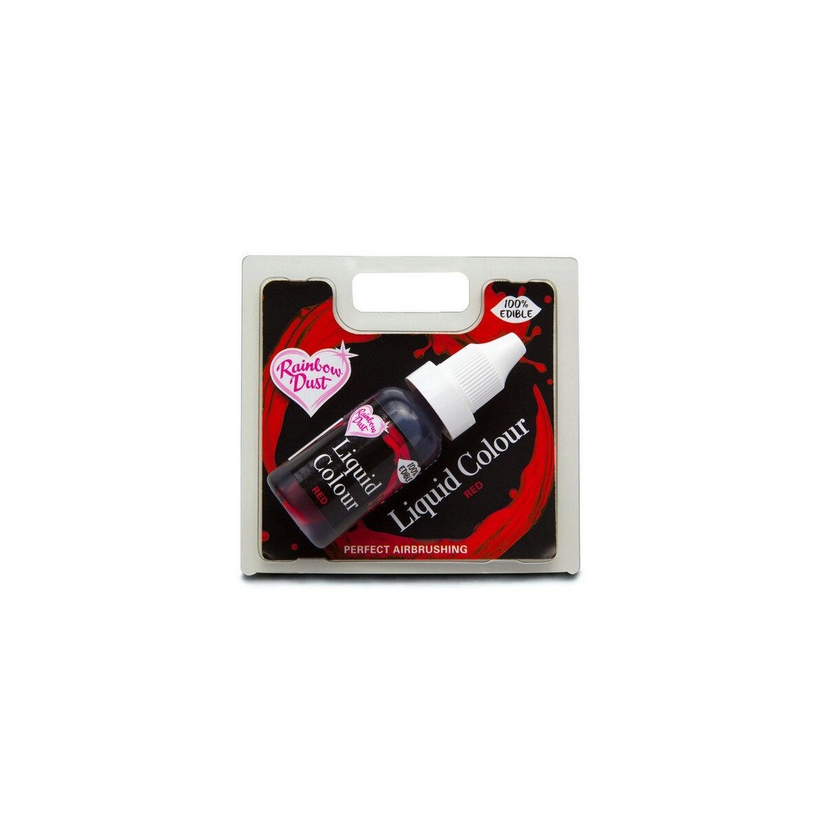 WATER OPLOSBARE VOEDSEL KLEUR ROOD 16ML  FLES