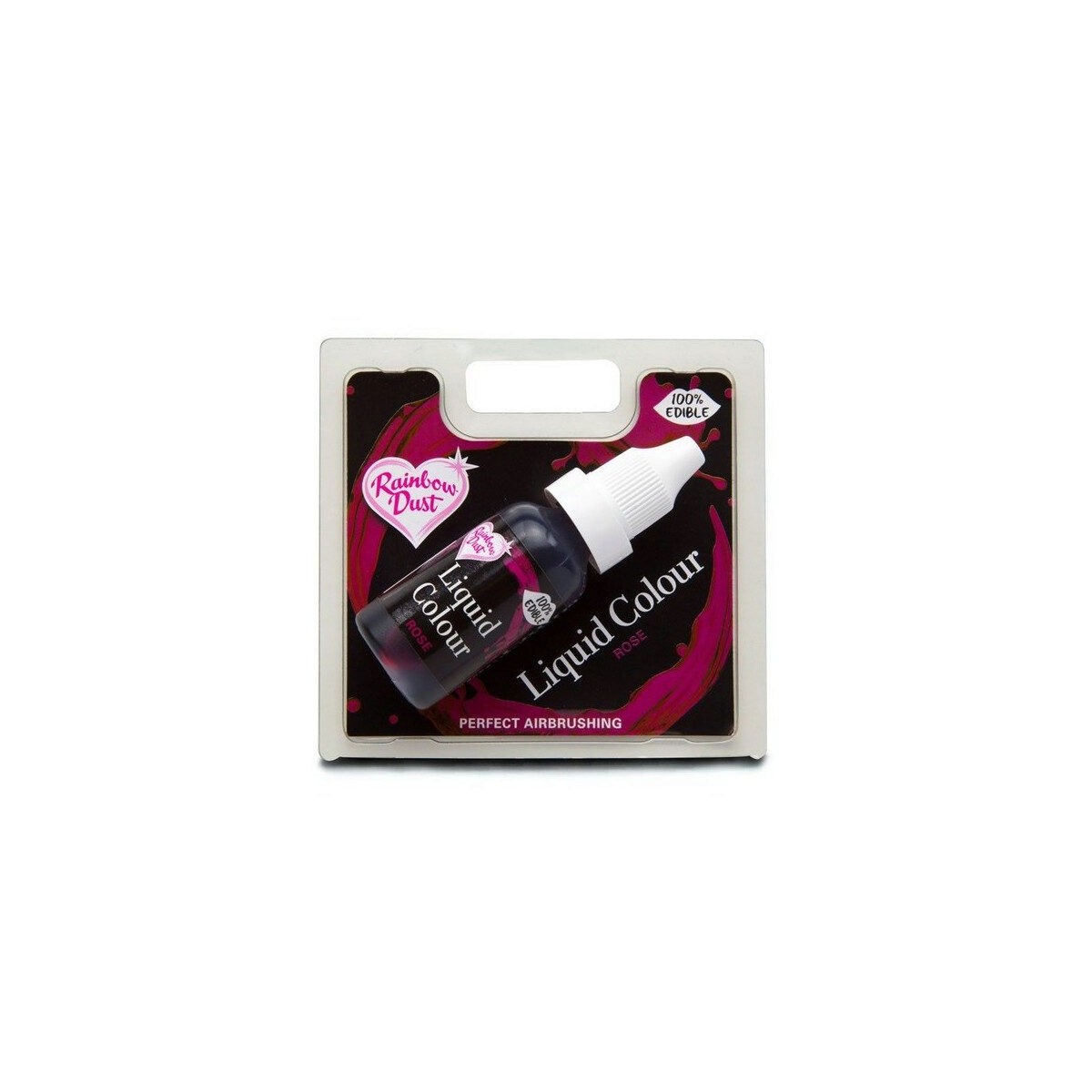 WATER OPLOSBARE VOEDSEL KLEUR ROZE16ML  FLES