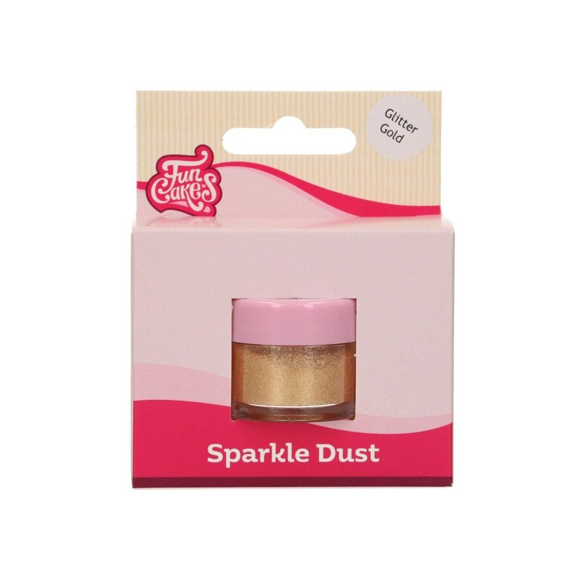 FunCakes Eetbare Glanspoeder Glitter DonkerGoud3.5GR POT