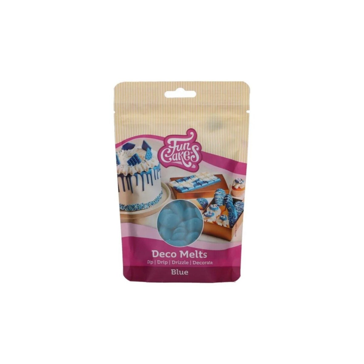 FunCakes Deco Melts BLAUW250GR ZAKJE