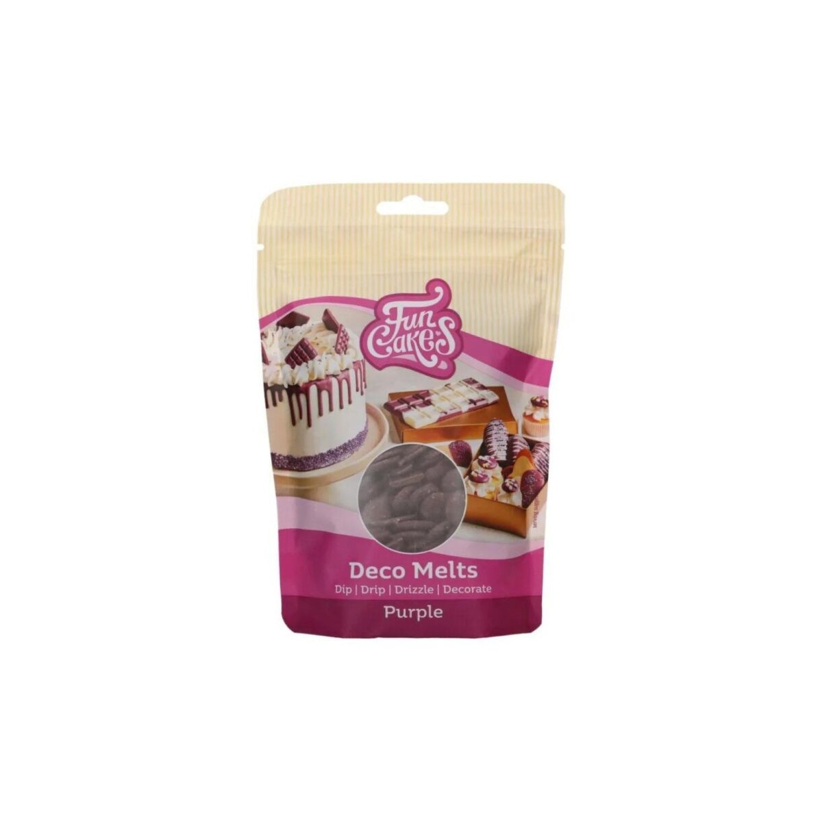 FUNCAKES DECO MELTS VIOLET 250GR