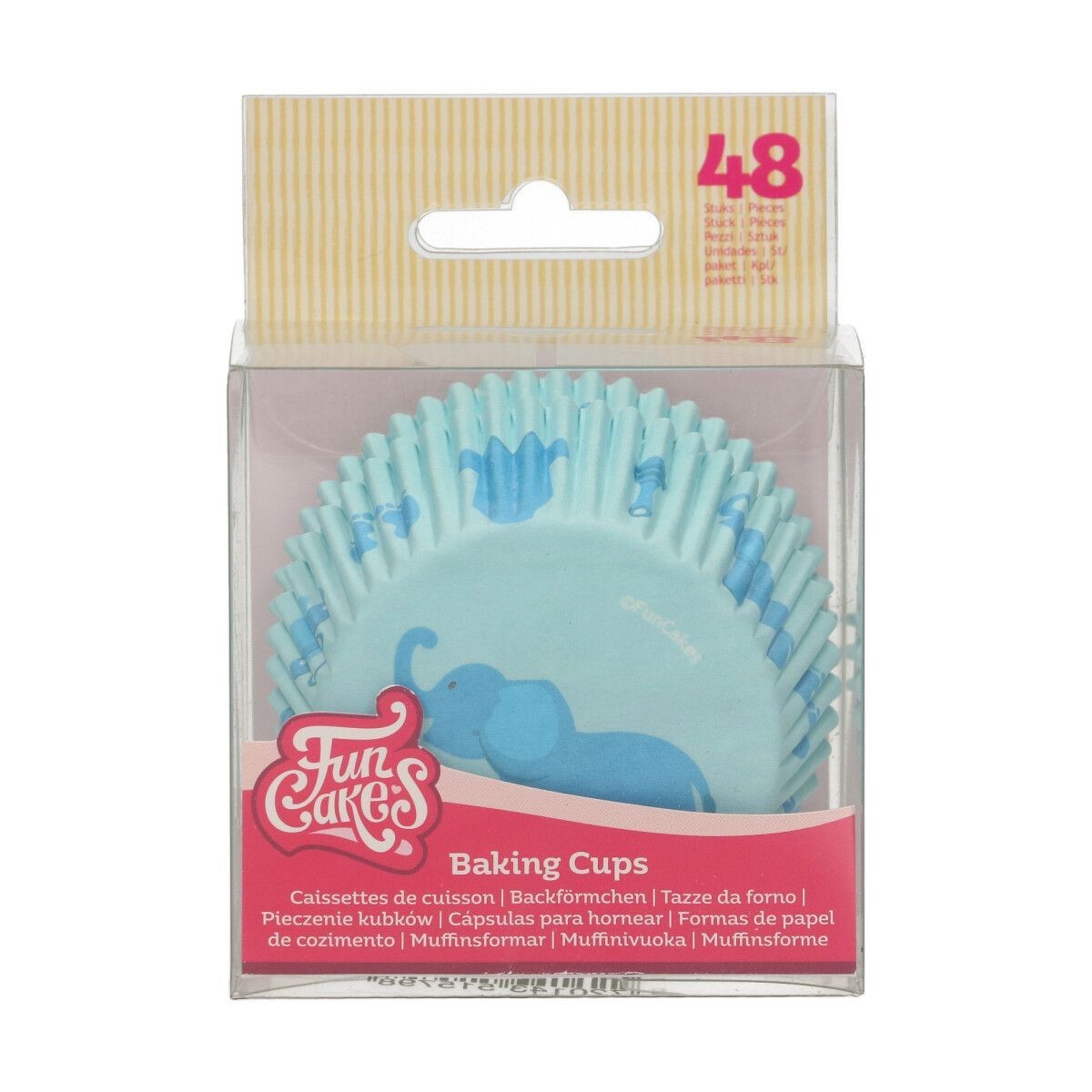 FUNCAKES CUPCAKE BAKING CUPS BABY BOY48 PIECES  BLISTER