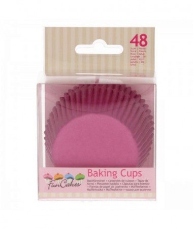 FunCakes Cupcakevormpjes Roze 48 STUKKEN BLISTER