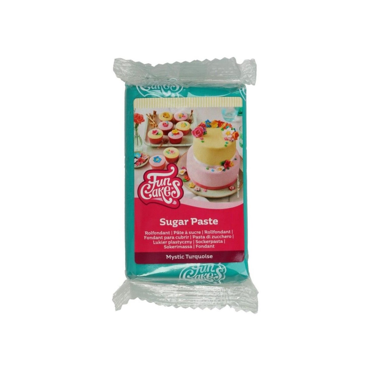 FUNCAKES PATE A SUCRE TURQUOISE 250GR