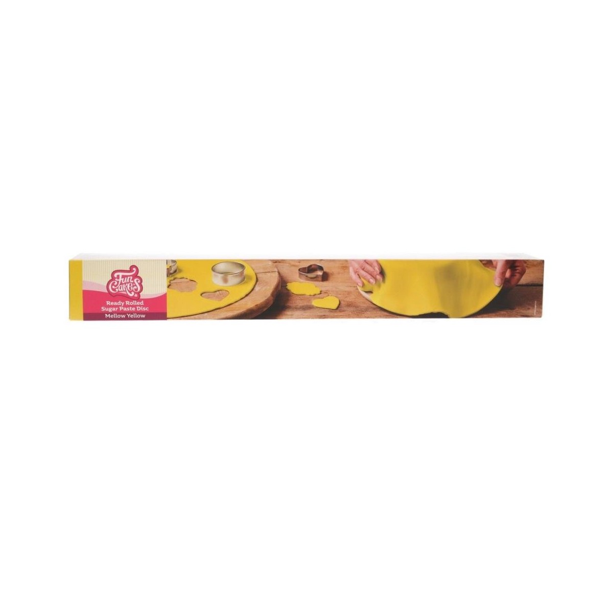 FUNCAKES PATE A SUCRE JAUNE PRETE A DEROULERRONDE Ø 36CM 430GR