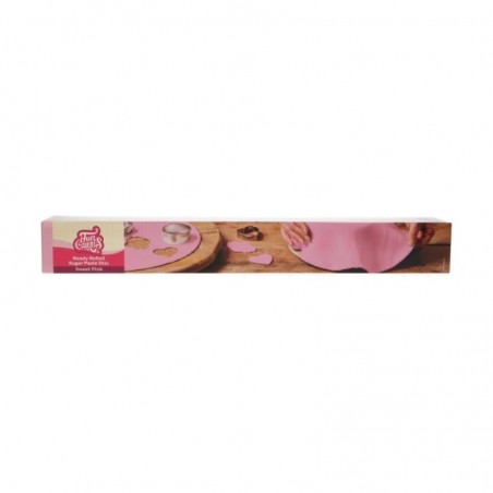 FUNCAKES  PATE A SUCRE ROSE PRETE A DEROULERRONDE Ø 36CM 430GR