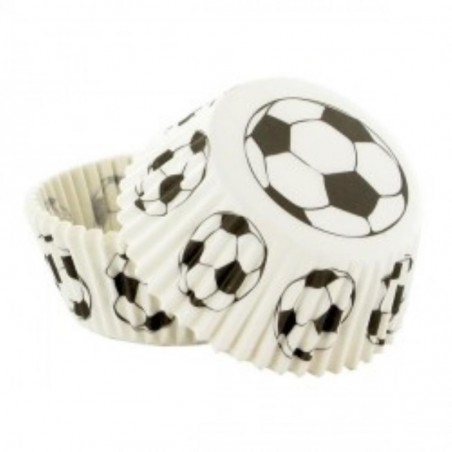 CAISSETTE CUPCAKE FOOTBALL 50 PCES