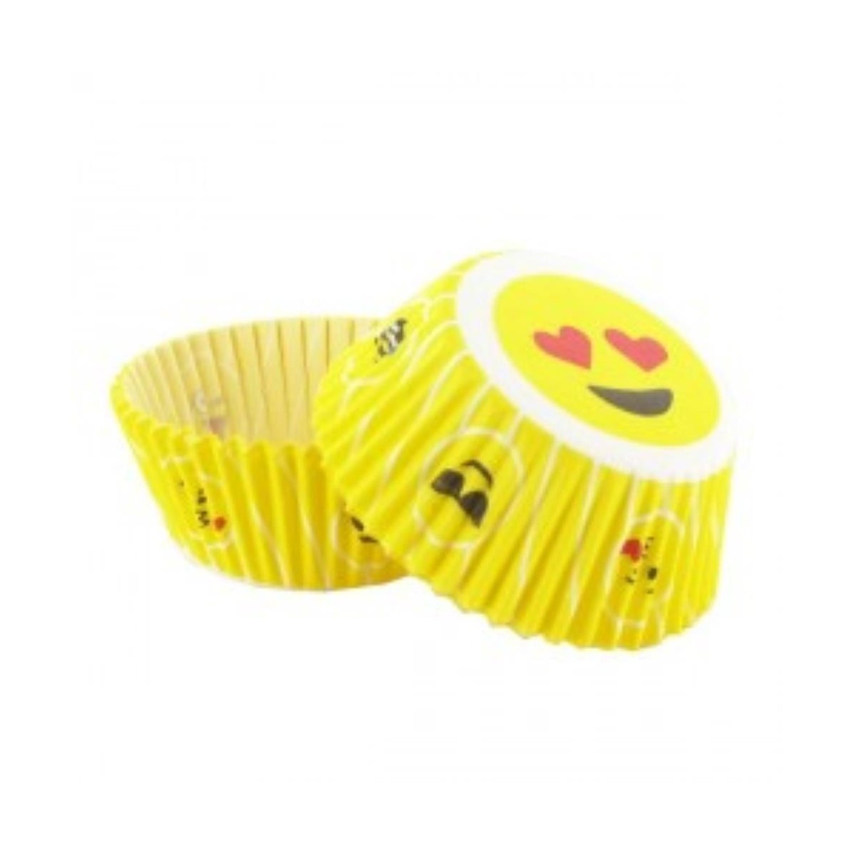 CAISSETTE CUPCAKE SMILEY/EMOJI50 PCES