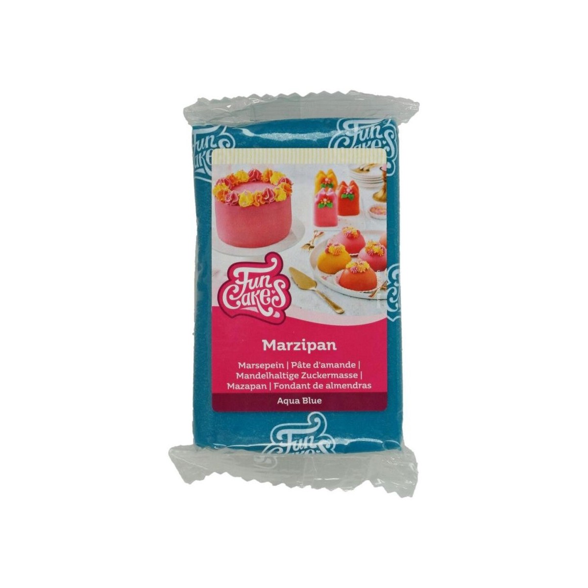 FunCakes Marsepein 20% blauw 250g pakket