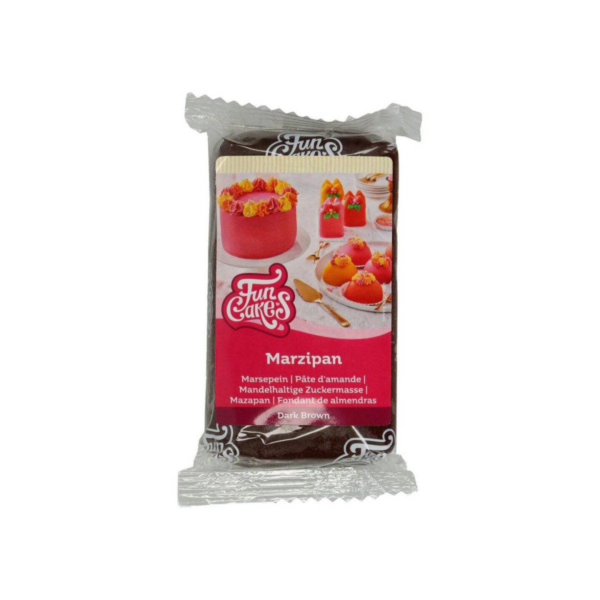 FunCakes Marsepein 20% bruin 250g pakket