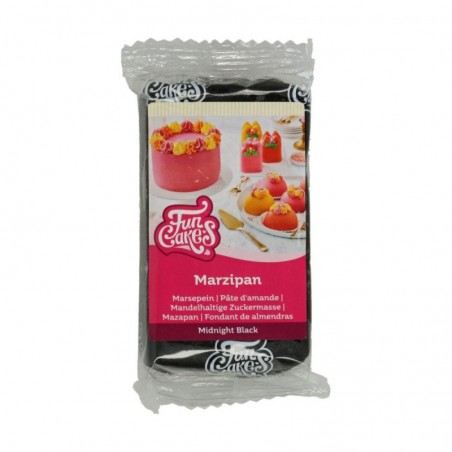 FunCakes Marsepein 20% zwart 250g pakket