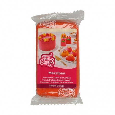 FunCakes Marsepein 20% oranje 250g pakket