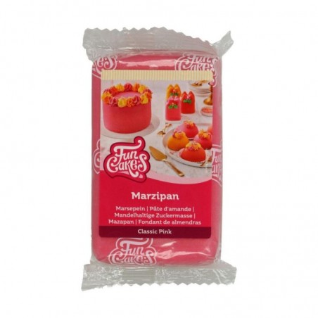 FunCakes Marsepein 20% roze 250g pakket