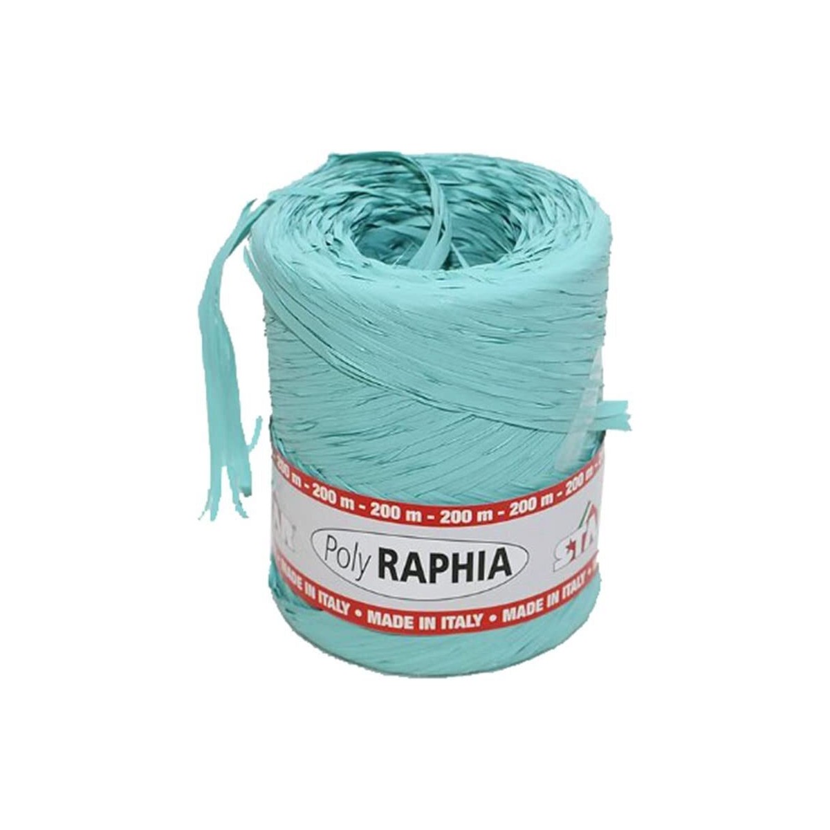 POLY RAPHIA 15MM X 200M VERT D'EAU R34