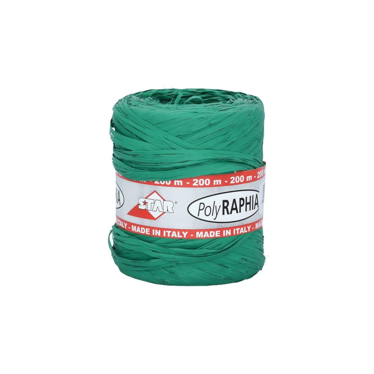 POLY RAPHIA 15MM X 200M VERT PRAIRIE R39