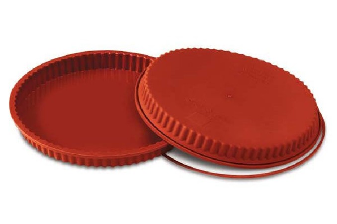 SILIKOMART SFT424 MOULE A TARTE ROND CANNELE Ø240 HT 30MM 1250ML UNIFLEX