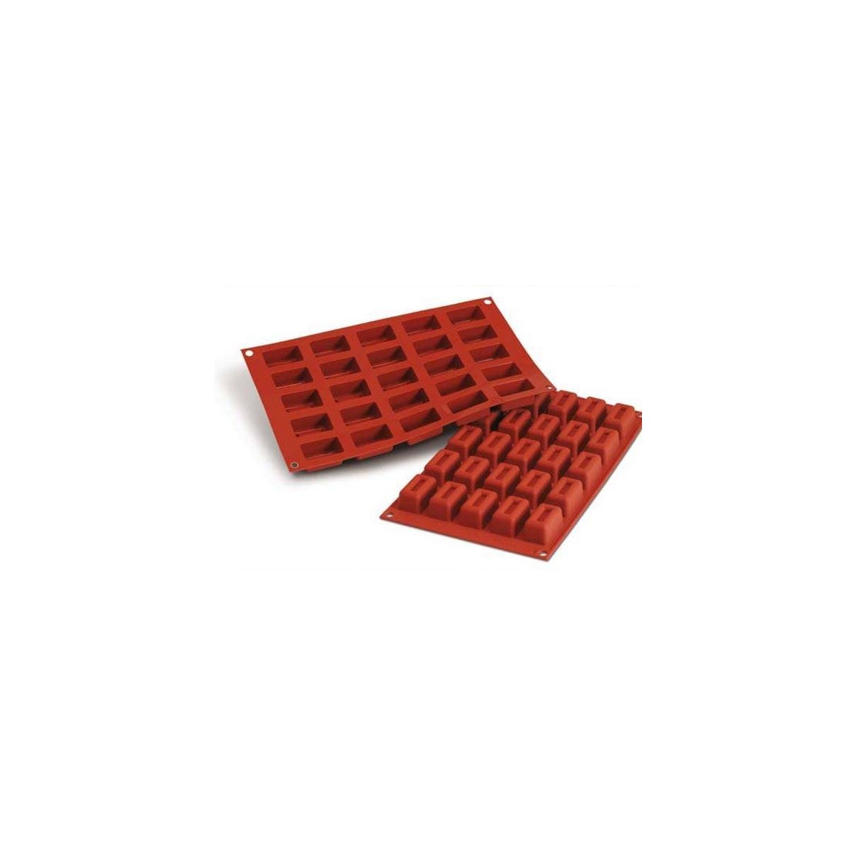 SILIKOMART SF092 MOULE 25 PETITS LINGOTS 41X23 HT21MM 16ML ANTI-ADHESIF GN1/3 -50° À 250