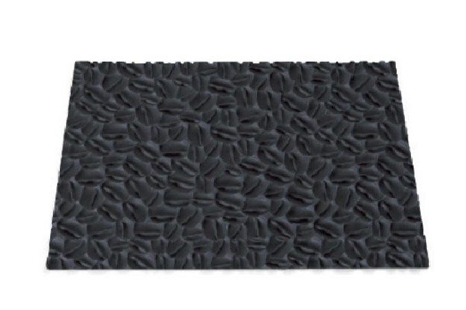 TAPIS SILIKOMART RELIEF GRAIN DE CAFE 250X185X6MM TEX 06