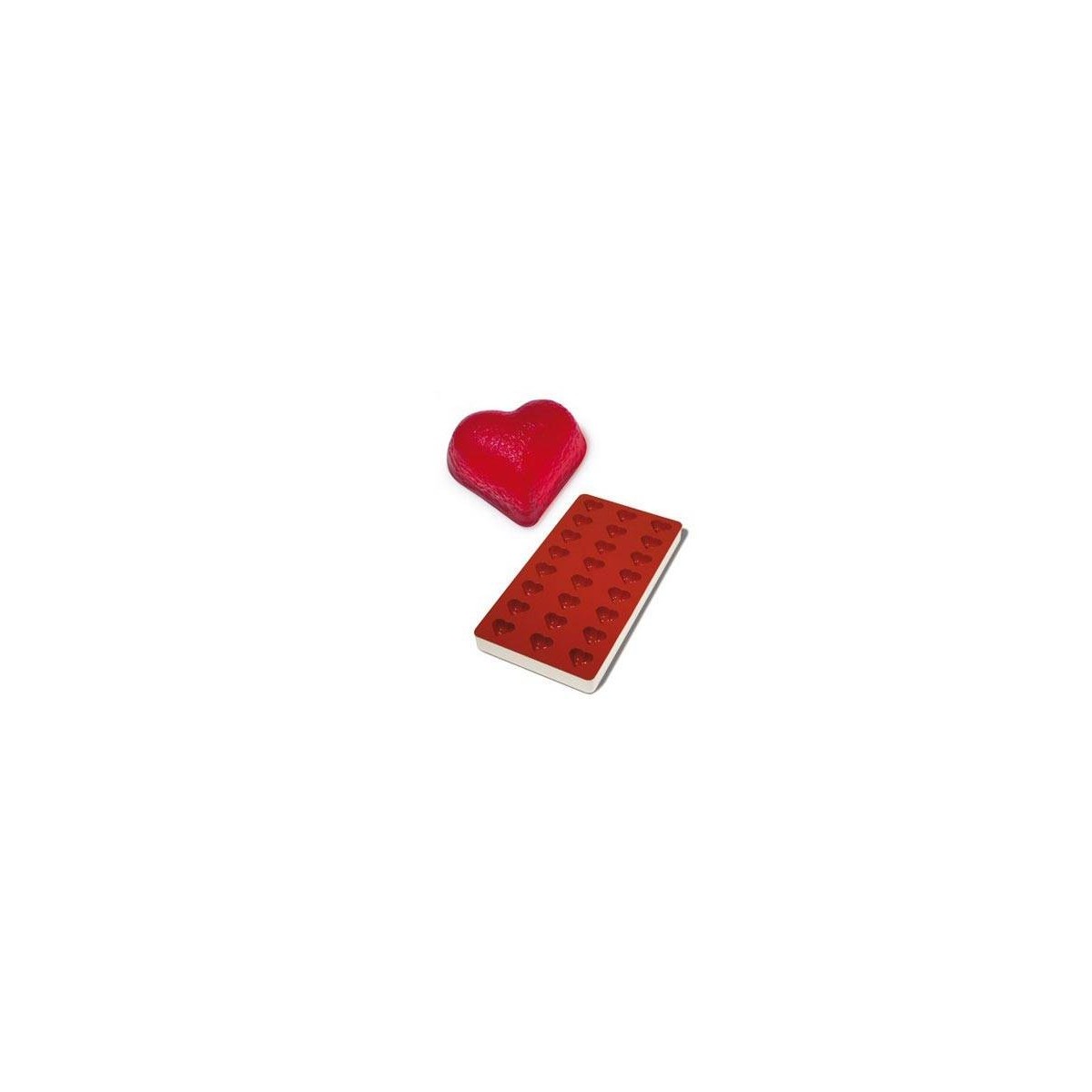 MOULE EN SILICONE POUR PATE DE FRUIT COEUR SG03