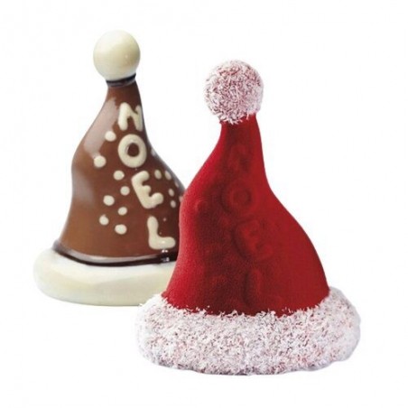 MOULE CHOCOLAT 3D THERMOFORME CHAPEAU NOEL