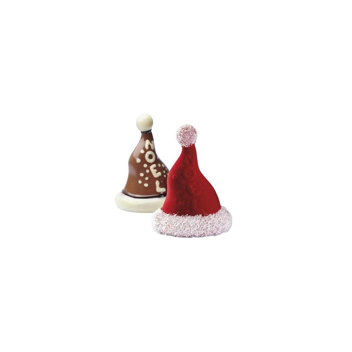 MOULE CHOCOLAT 3D THERMOFORME CHAPEAU NOEL