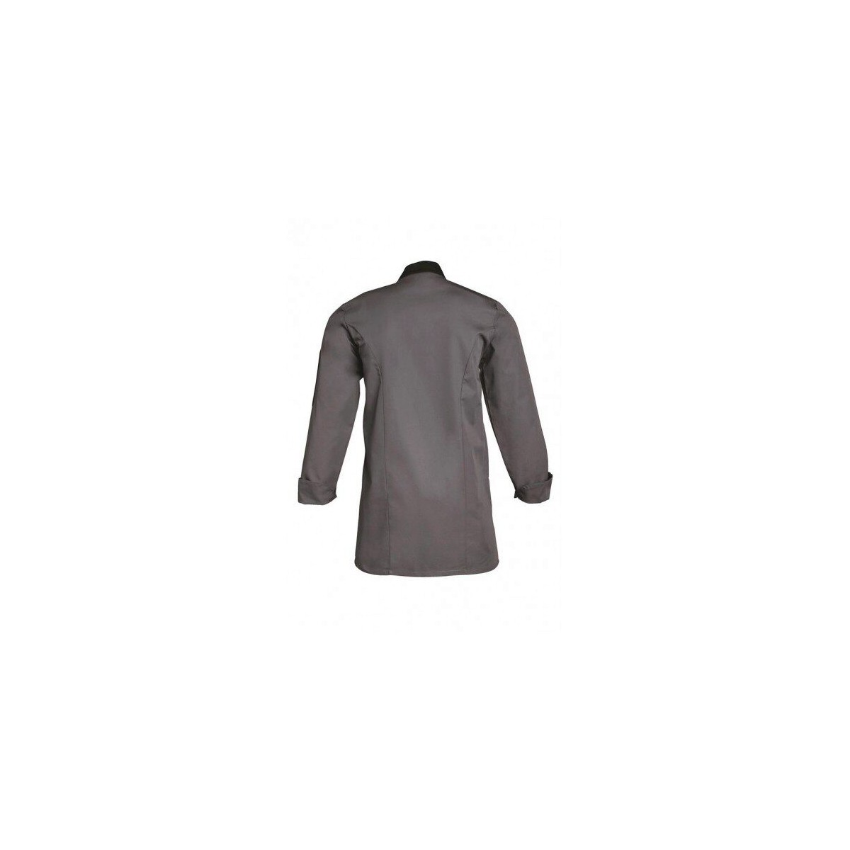 SNV VESTE FLORENT GRISE COL NOIR TAILLE 1 (40-42)  POLY/COTON 195GR MANCHES LONGUES