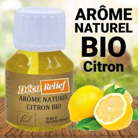 ORGANIC LEMON AROMA LIPOSOLUBLE 58ML