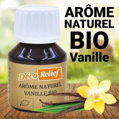 ORGANIC VANILLA FLAVORS WATER SOLUBLE 58ML