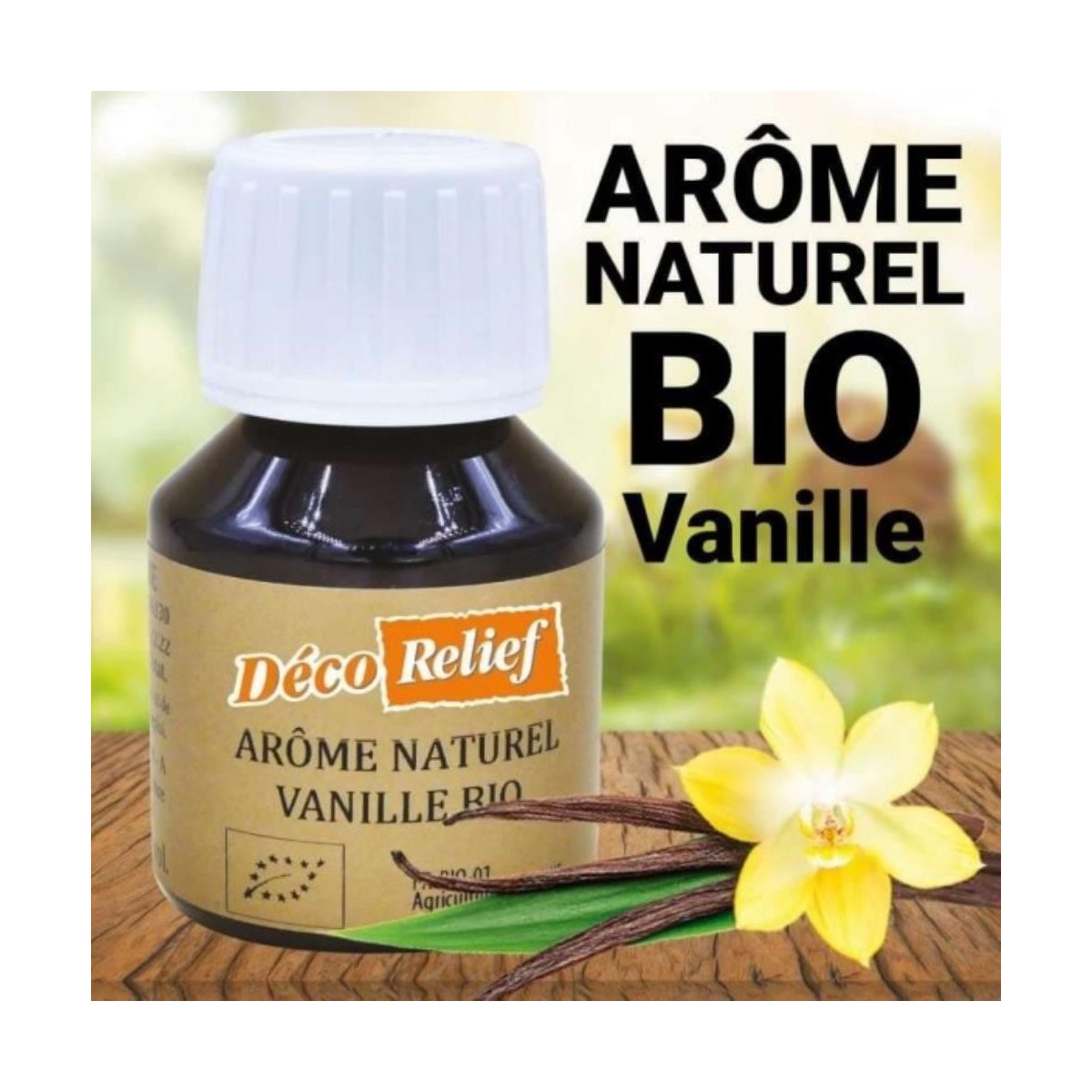 ORGANIC VANILLA FLAVORS WATER SOLUBLE 58ML