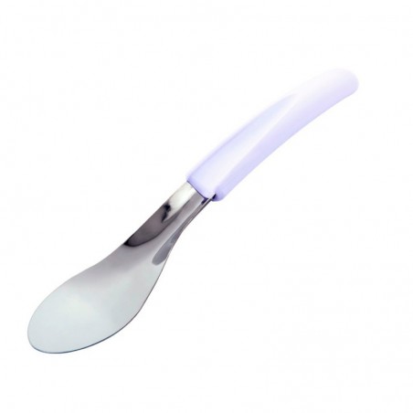 ICE SPATULA WHITE SATIN HANDLE 26.5CM