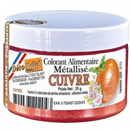 FOOD COLORING POWDER COPPER 25GR