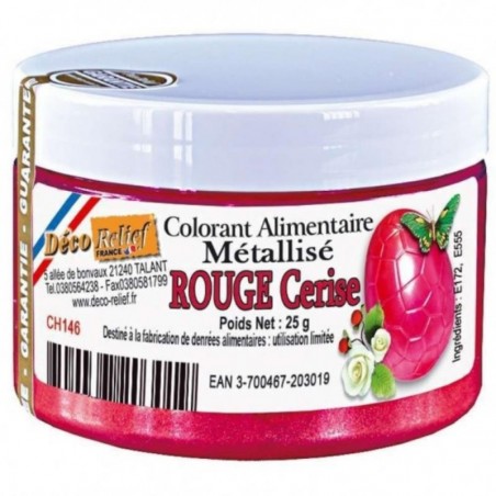 FOOD COLORING POWDER CHERRY RED 25GR