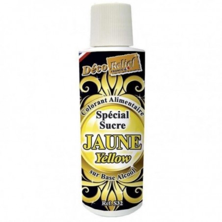 COLORANT LIQUIDE SPECIAL SUCRE  JAUNE 125ML