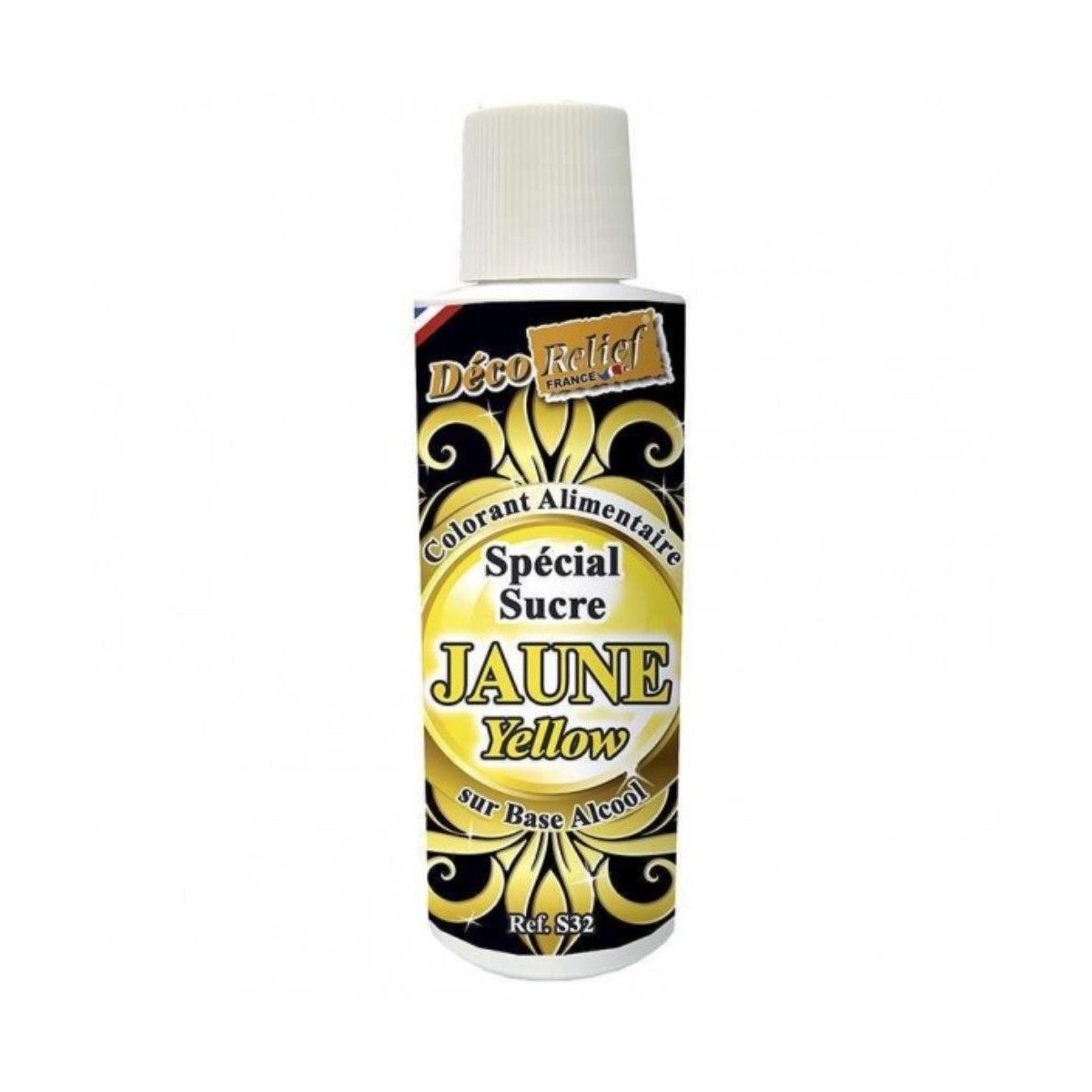 COLORANT LIQUIDE SPECIAL SUCRE  JAUNE 125ML