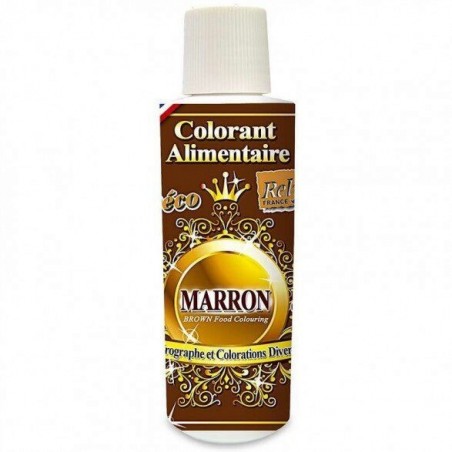 COLORANT LIQUIDE ALIMENTAIRE MARRON 125ML