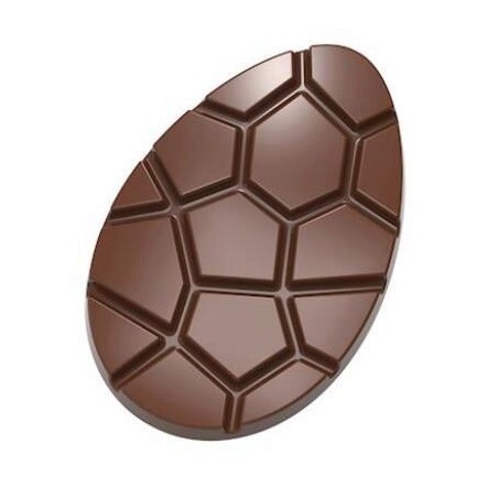 MOULE À CHOCOLAT TABLETTE ŒUF DE PÂQUES CW12028 1X2 -- 100GR