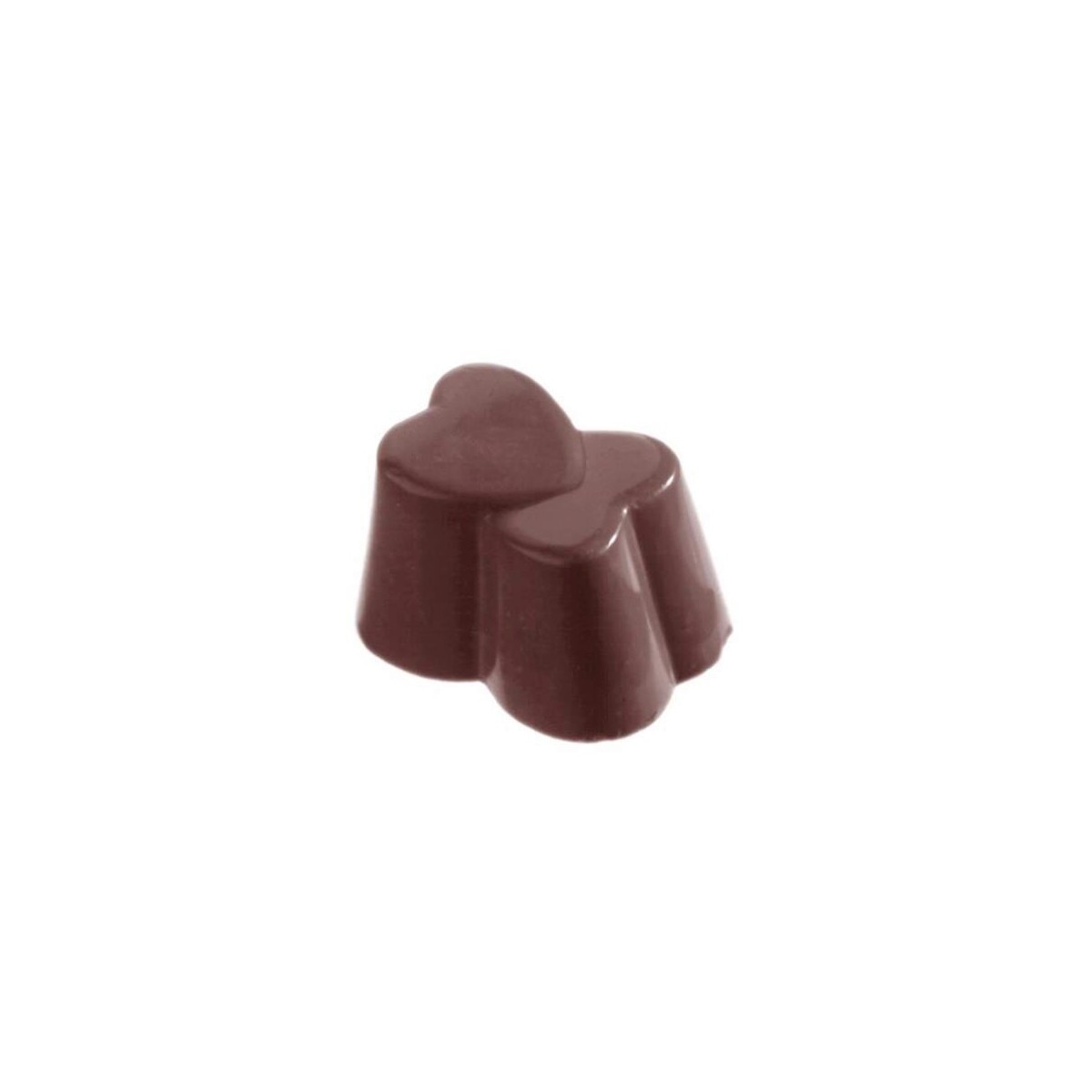 MOULE À CHOCOLAT COEUR DOUBLE CW1023 3X8 -- 11GR