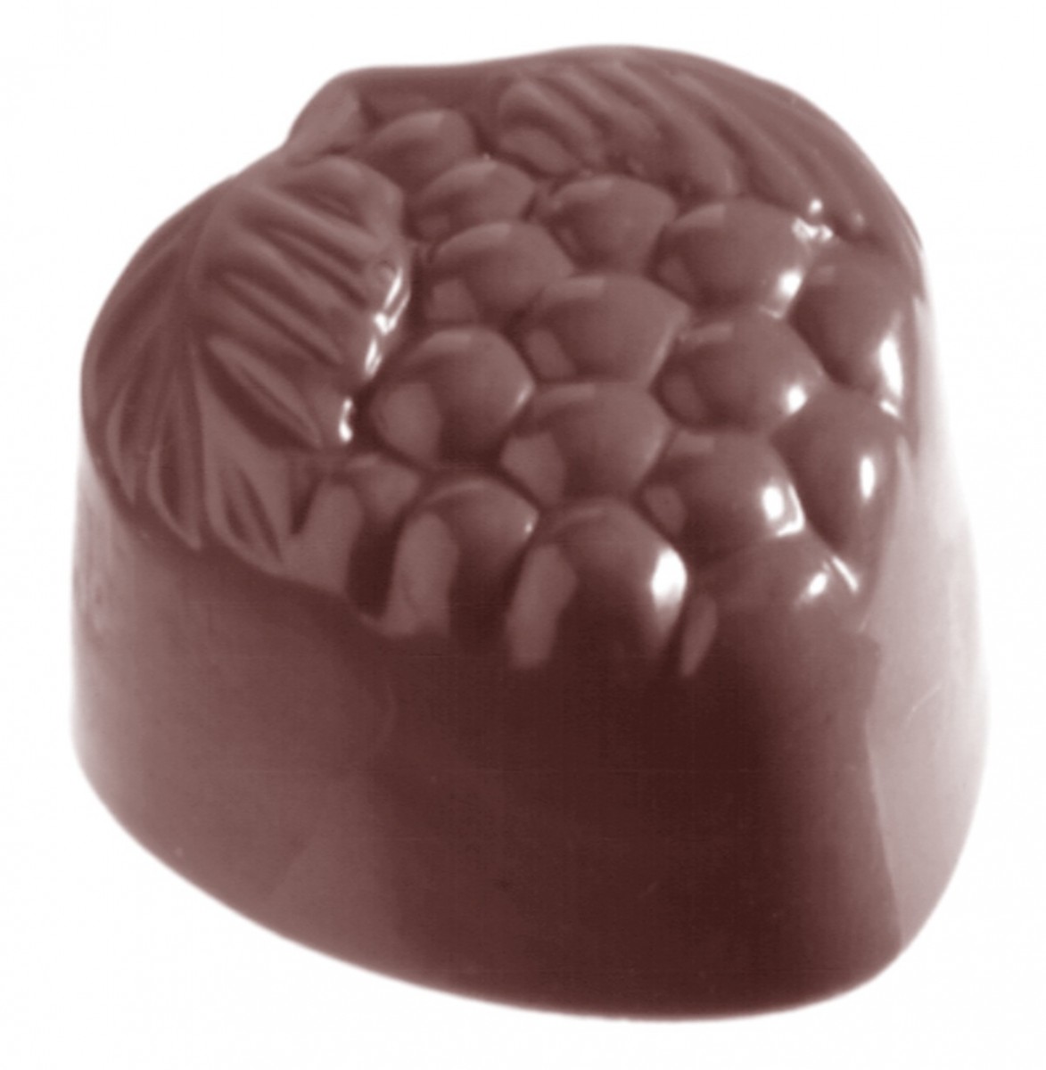 MOULE À CHOCOLAT FRAMBOISE CW1063 4X8 -- 10GR